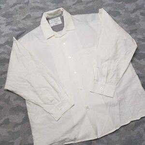 Equipment Shirt Mens XL Beige Long Sleeve Button-Up